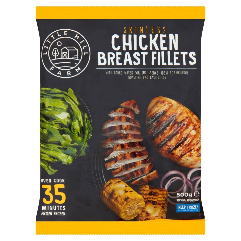 The Little Hill Farm chicken breast fillets are sold at Sainsbury’s