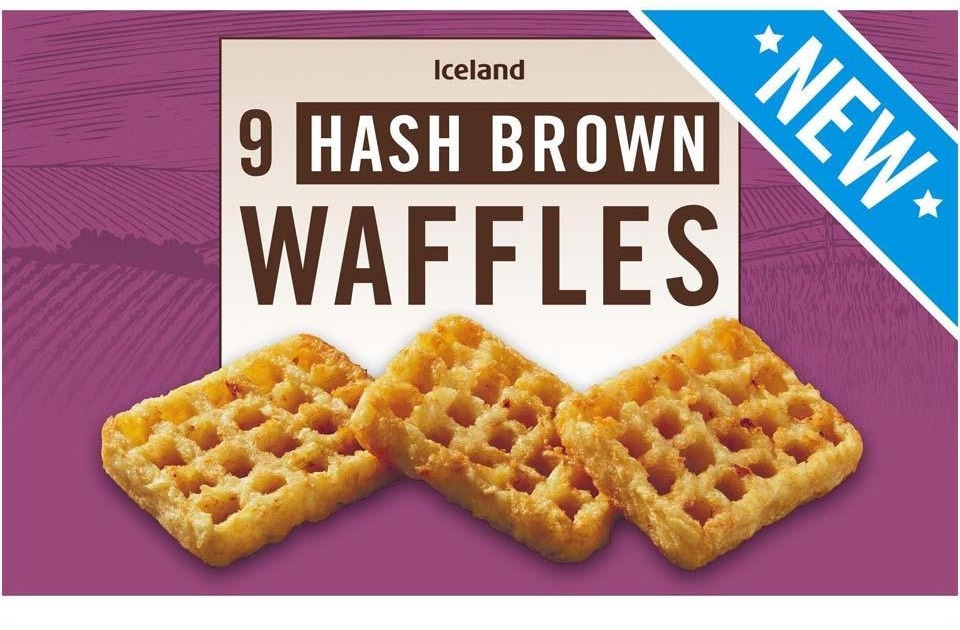 Breakfast of champions: these hash brown waffles are only £1