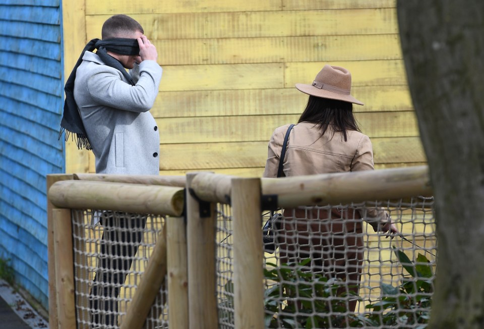 Chloe took Harry to a certain part in the wildlife park to surprise him