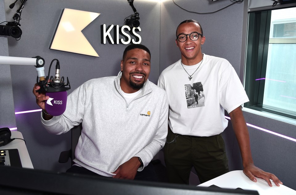 He presents the KISS Breakfast with Perri who was one of his best men