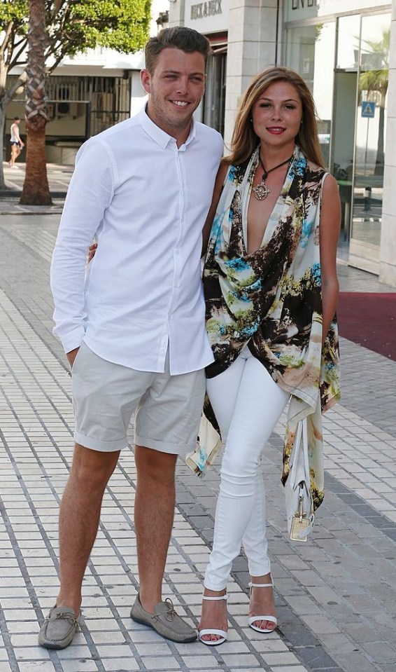 Fran, seen here with ex James 'Diags' Bennewith, is famous for appearing in Towie