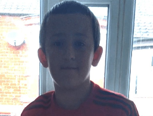 James Hunter 12, was last seen at 2pm on Friday