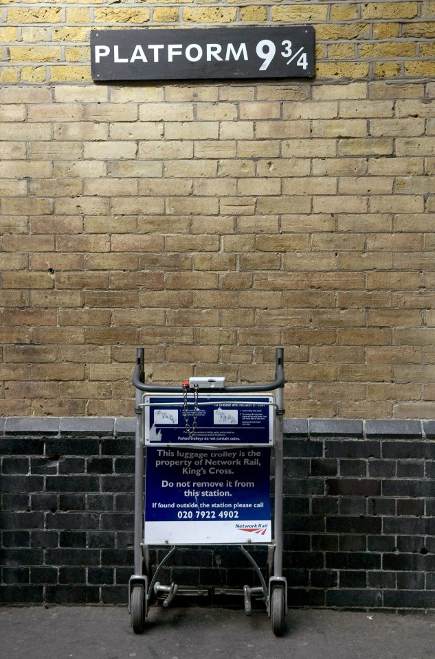 Fans can take a picture in King's Cross station with the famous sign