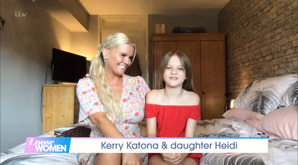 She also said the same of Kerry's little girl, Heidi