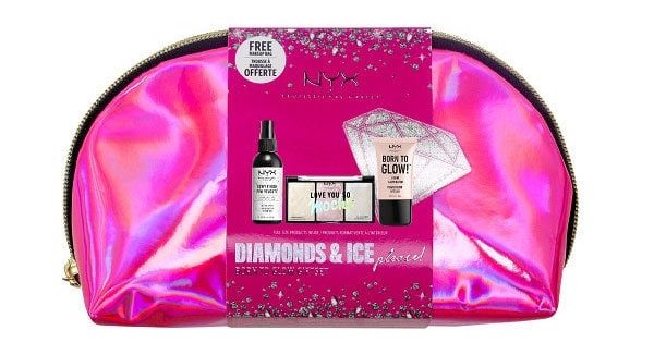  The NYX Professional Makeup Diamonds & Ice Please Born To Glow set is now £12.15