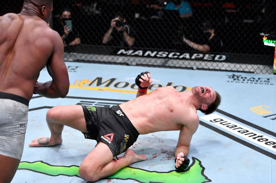 Francis Ngannou looks to close the show against the fallen Stipe Miocic