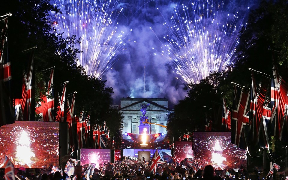 Fireworks marked the end of the Queen's last Jubilee celebrations a decade ago