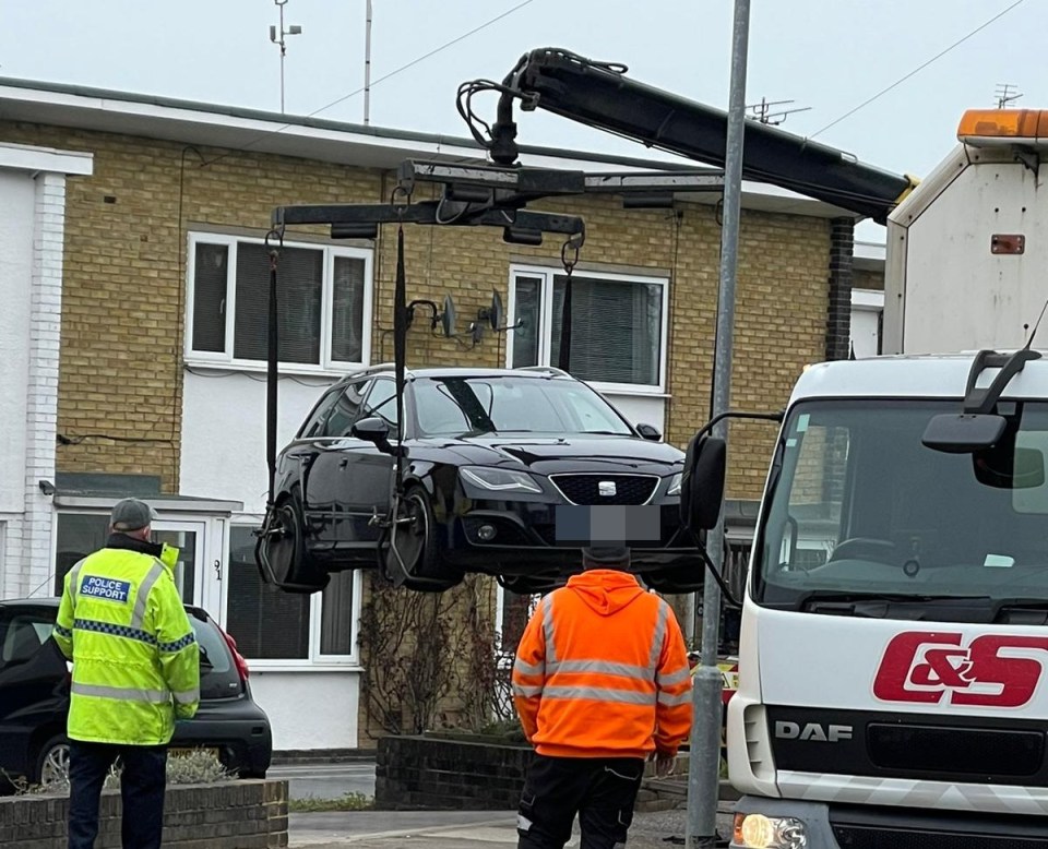 A car was seized from the Kent home of Wayne Couzens