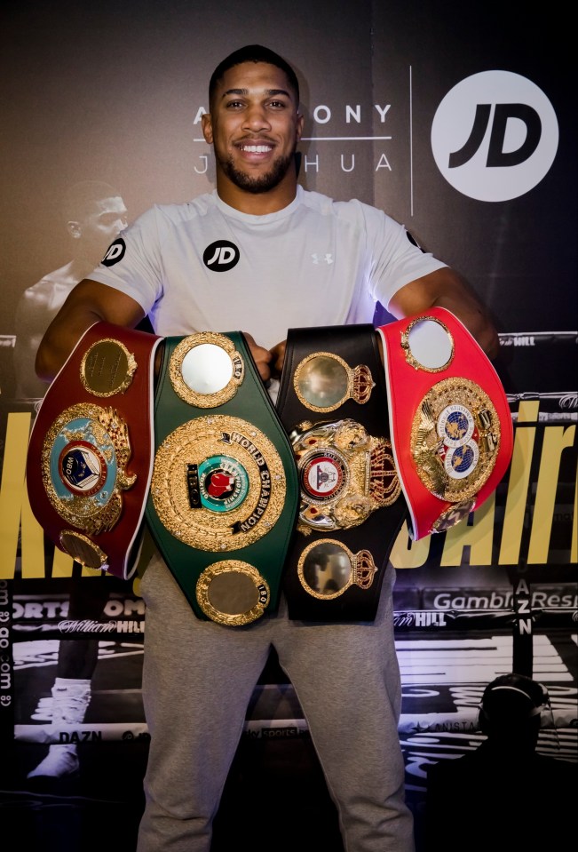 Anthony Joshua is champing at the bit to get his hands on Tyson Fury