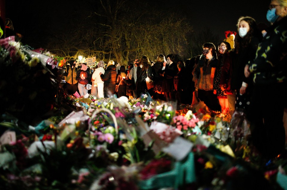 Thousands of people gathered in London on Saturday night