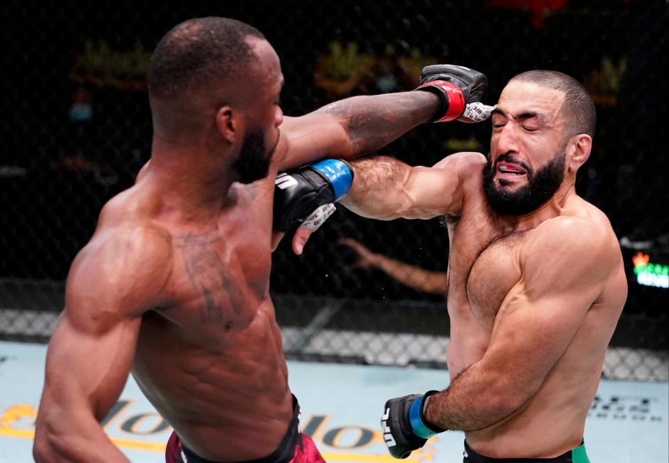 Leon Edwards' comeback fight was stopped early after he caught his opponent in the eye