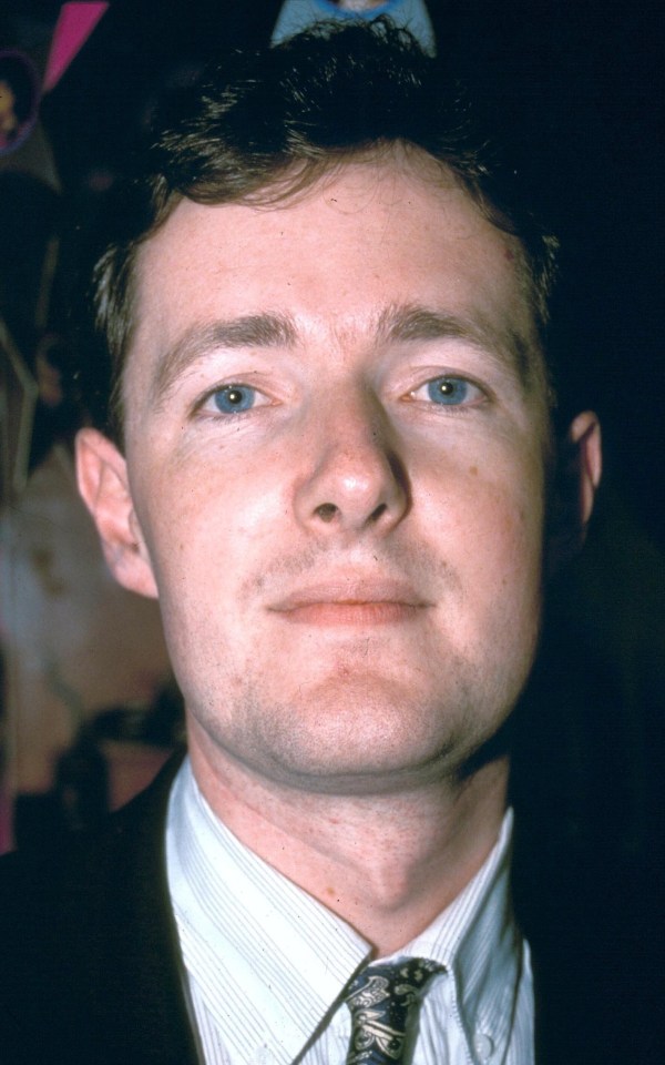 A fresh-faced Piers at the start of his career