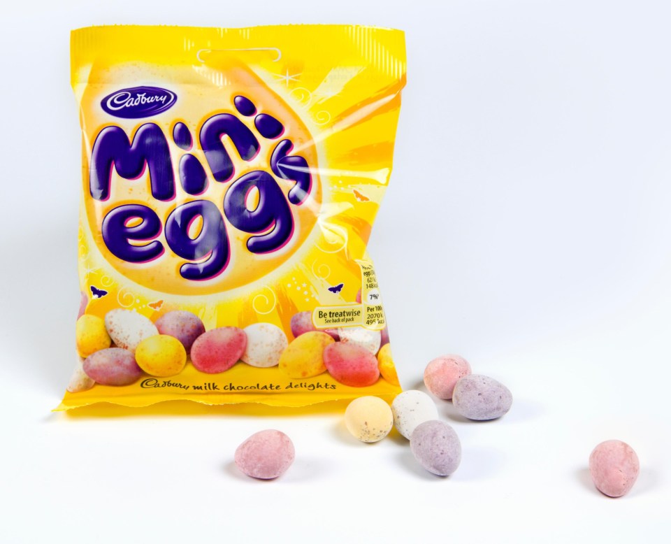 Because of the small shape and size, mini eggs are a choking hazard for small kids