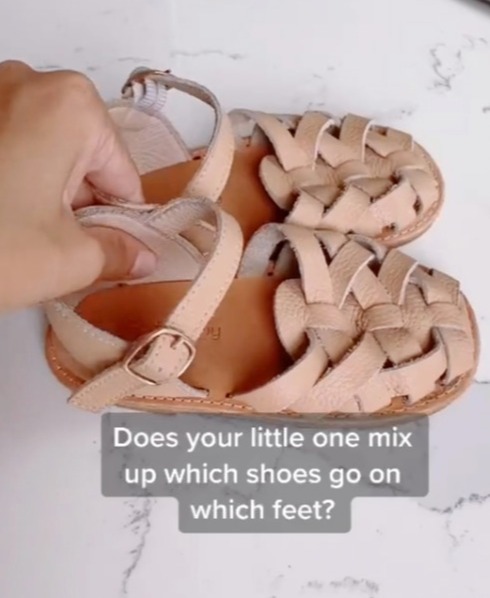 A mum-of-two has shared a time-saving hack to help your little ones put their shoes on with ease