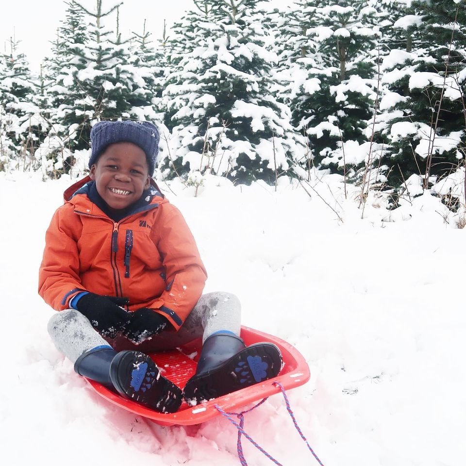 Emilie and Adam landed in Birmingham on January 9, 2021, he is now settled in the UK and is growing in confidence at school