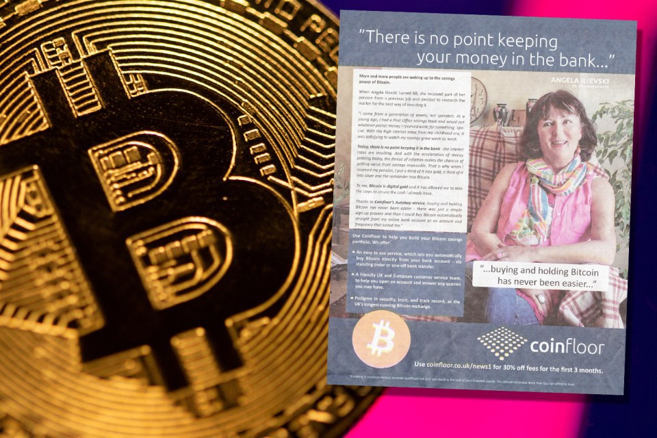 The Advertising Standards Authority has banned an ad from Bitcoin trading platform Coinfloor