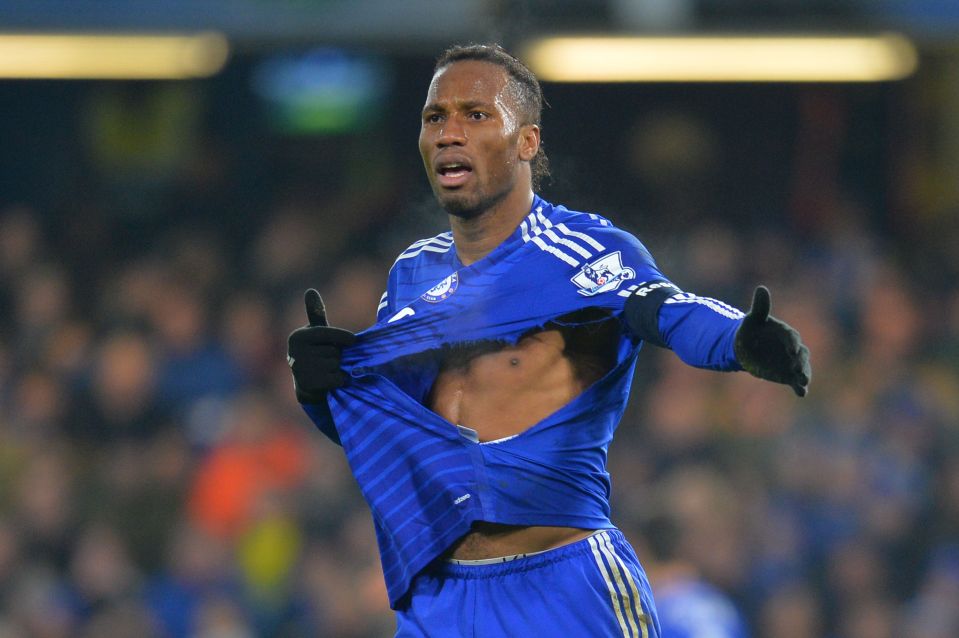  Chelsea's Ivorian striker Didier Drogba fell out with Scolari