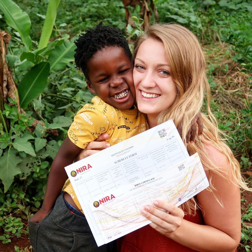 Emilie Larter, 29, lives in Worcestershire with her adopted son Adam, six