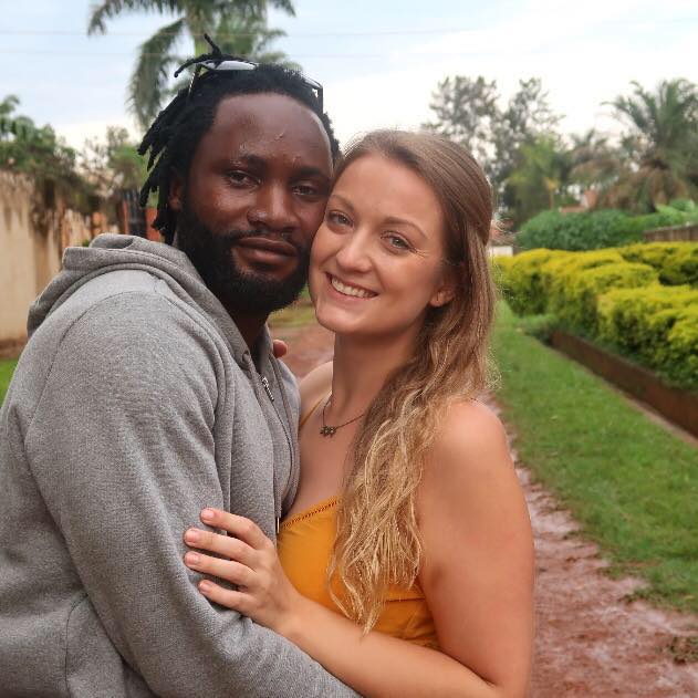 In August 2016, she moved back to Uganda and met a man Josh, 33, who moved in with Adam and herself