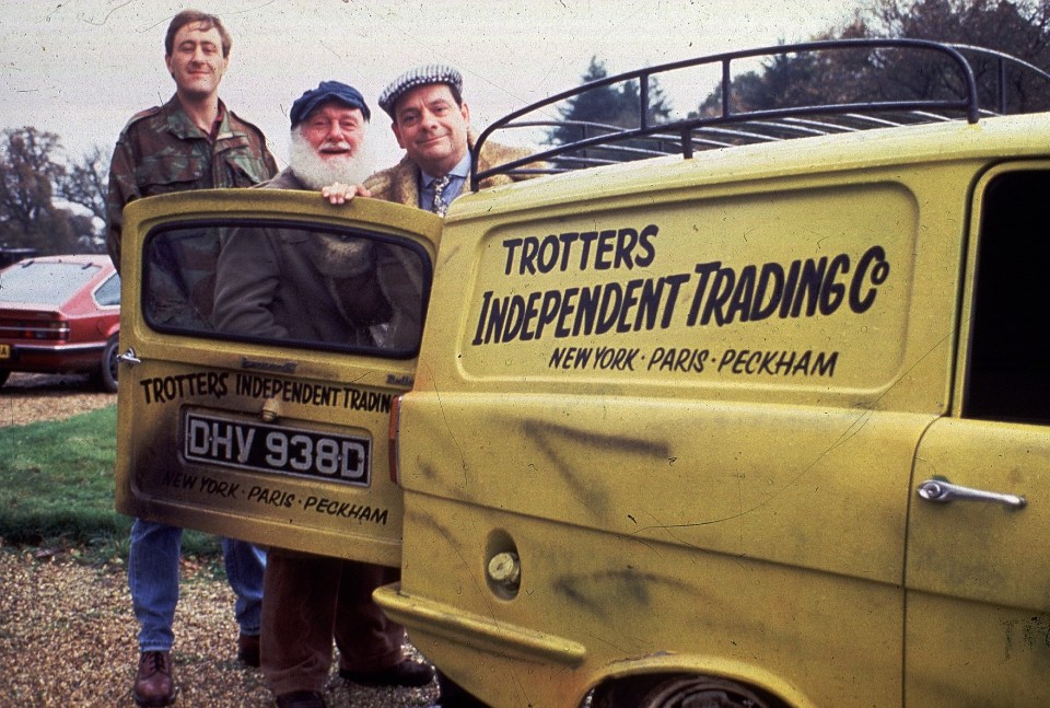 The Beeb bought the 1972 yellow Reliant Rebel Supervan III when the comedy began in 1981 and was one of a fleet of six used during the show’s 22-year run