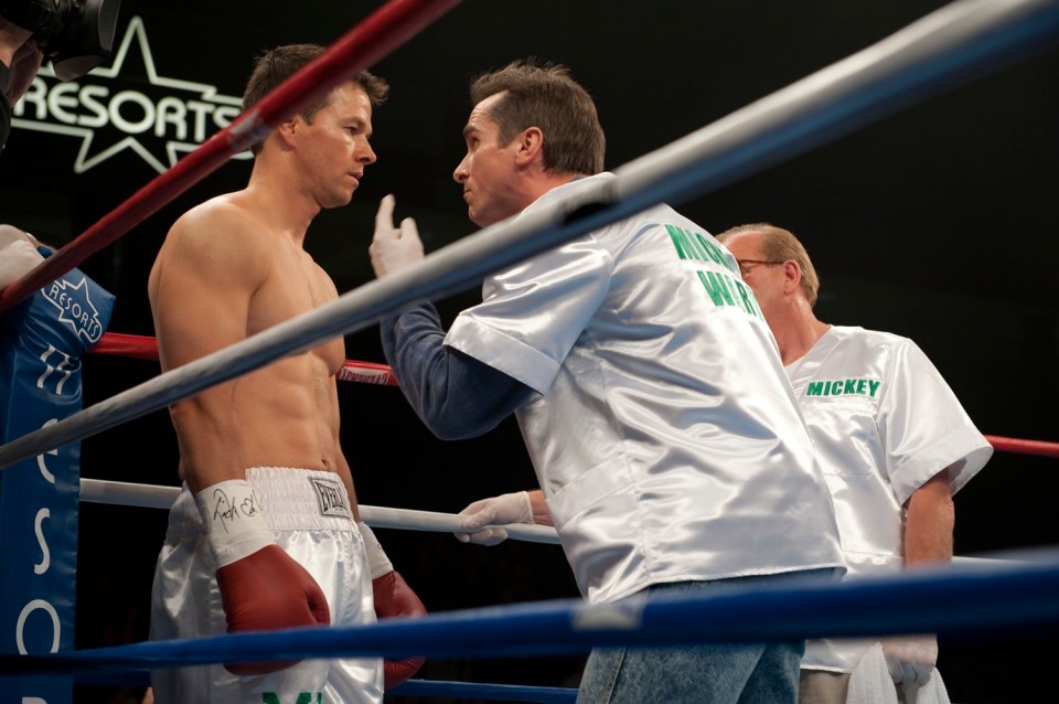 Christian Bale played Micky Ward in The Fighter with Christian Bale as Dicky Eklund