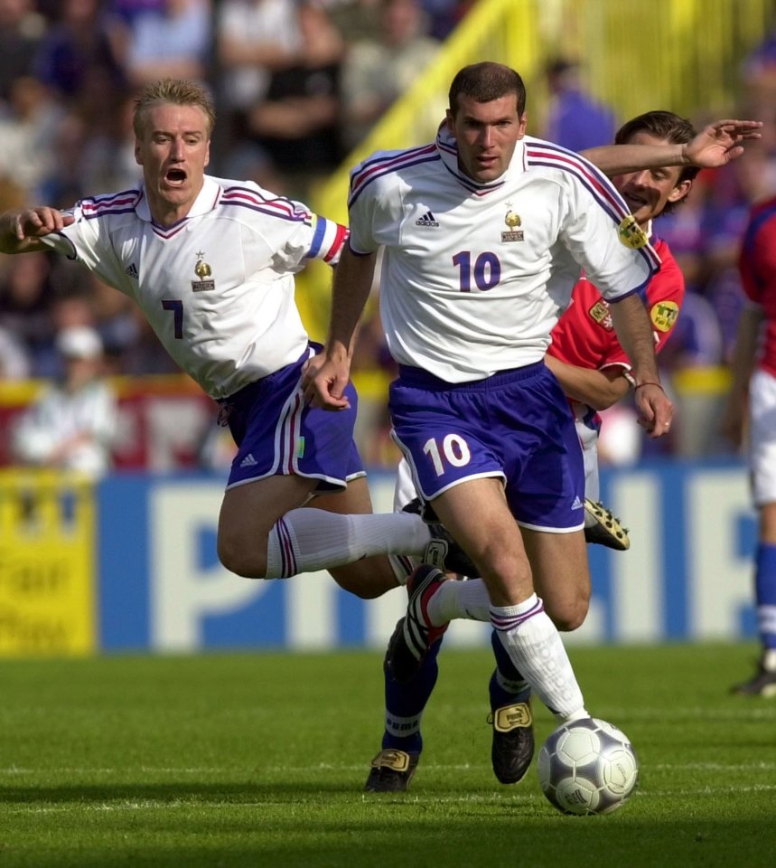 Deschamps and Zidane played together for club and country