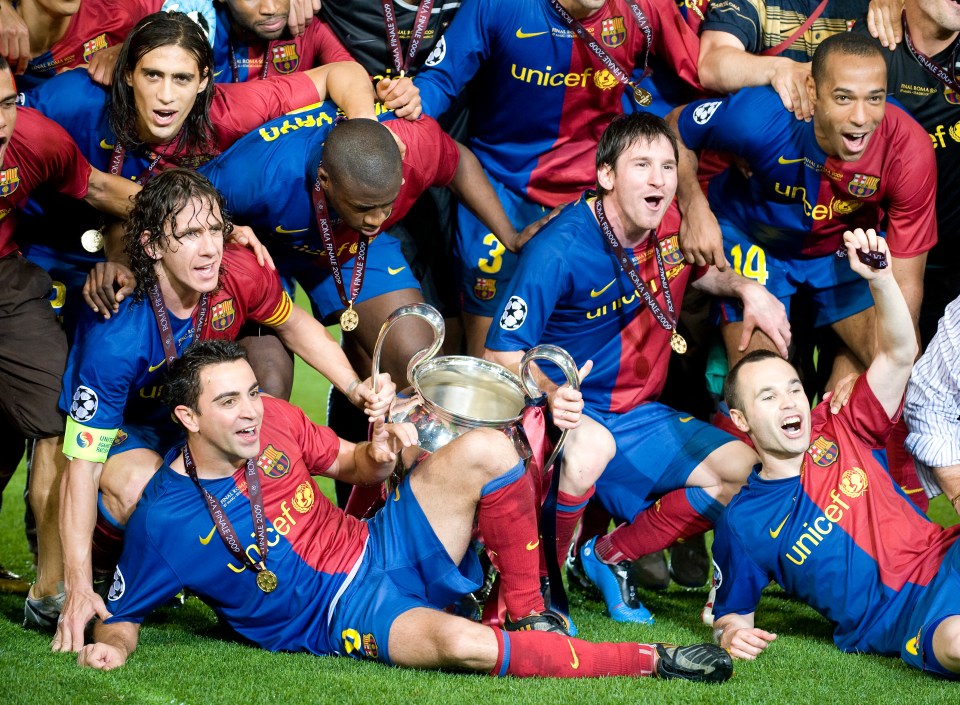 All four of Messi's European triumphs have come at Barcelona including in 2009 against Ronaldo's Manchester United