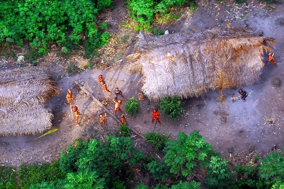 Many uncontacted tribes people often fire arrows at outsiders because they feel threatened - and for good reason