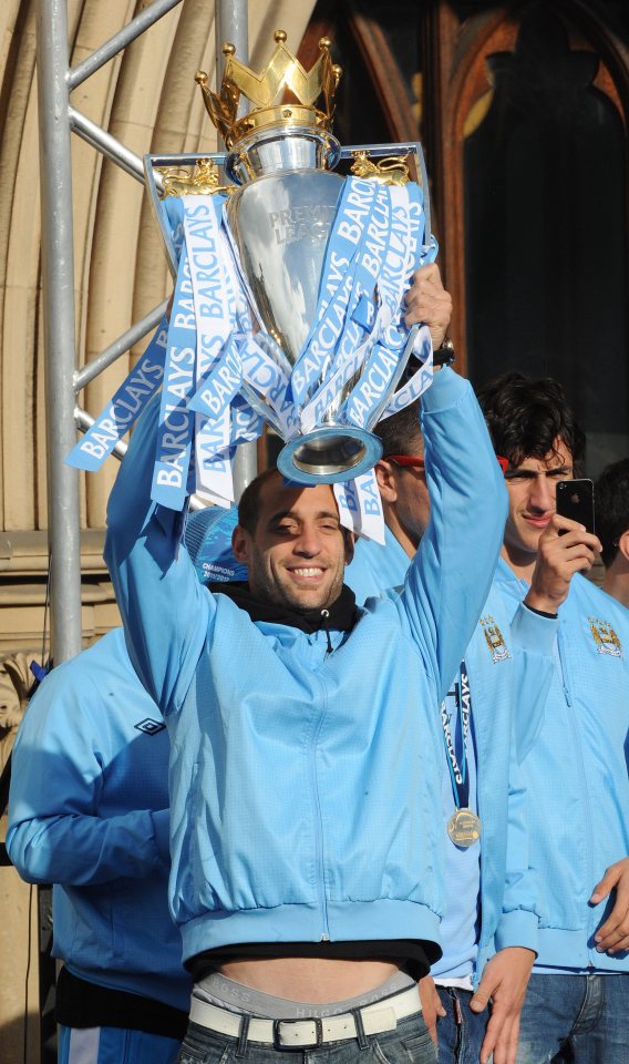 Zabaleta was loved by Man City fans during his successful time as a player