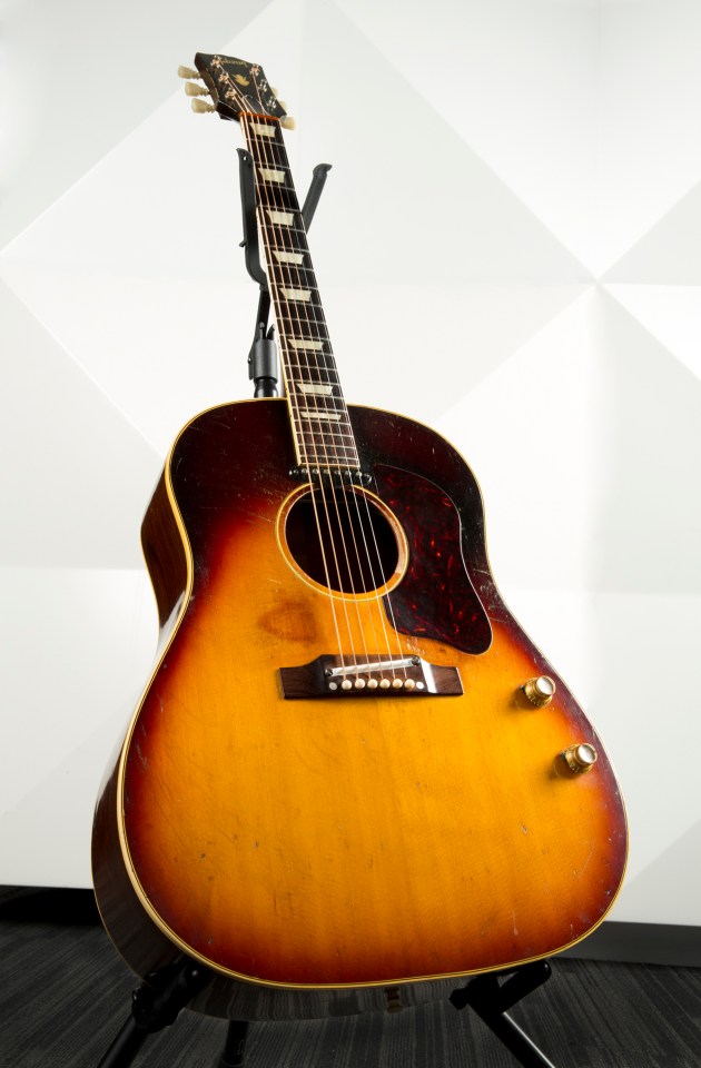 The most expensive item to ever pass under the hammer was John Lennon’s Gibson J-160E guitar, which sold for £1.72million in 2015