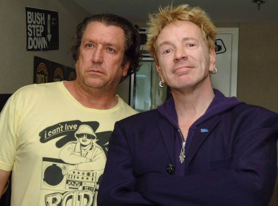 Steve Jones and John Lydon aka Johnny Rotten