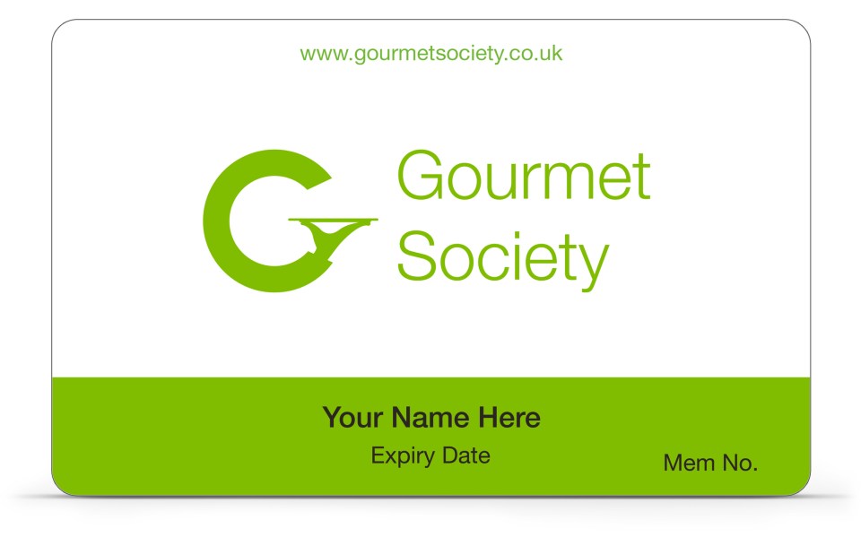 Gourmet Society is a rival to Tastecard offering similar discounts