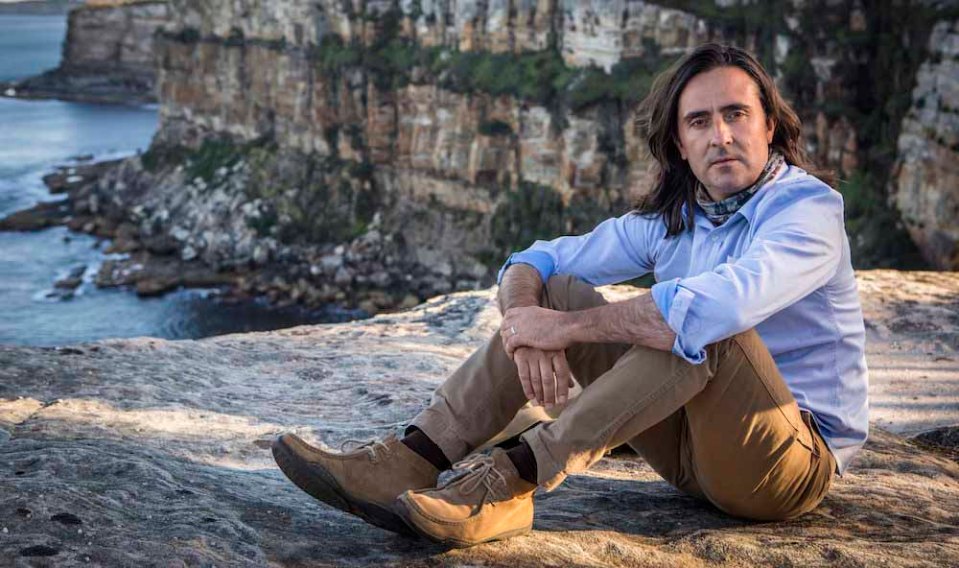 TV historian Neil Oliver received a letter addressed to 'Scottish bloke with long hair who hangs around coastal regions'