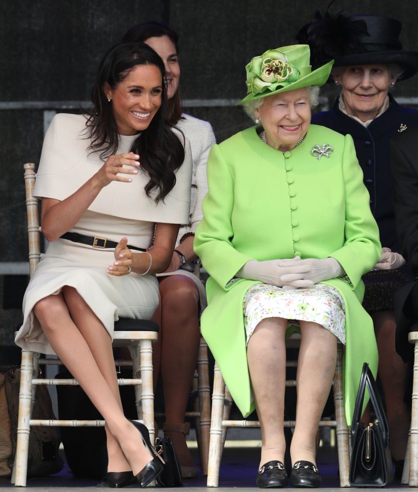 Meghan said the Queen was always 'wonderful' to her