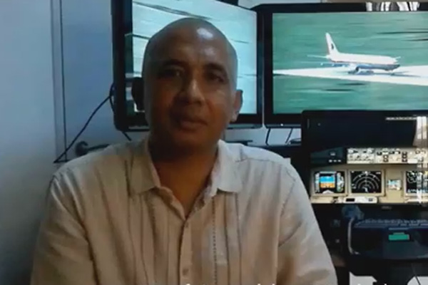 Captain Zaharie Shah had a flight simulator at home