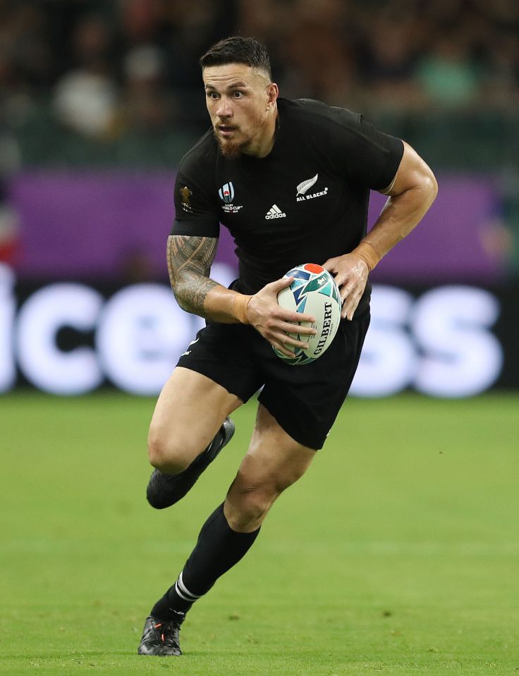 Sonny Bill Williams won two rugby union World Cups with New Zealand in 2011 and 2015