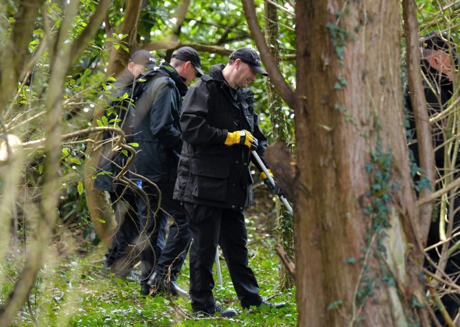 The baby was found by a dog walker in Hythe, Hants