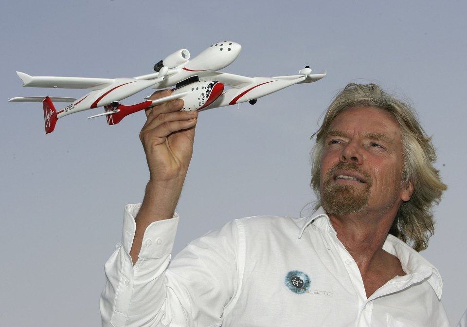 Sir Richard Branson founded Virgin Galactic in 2004