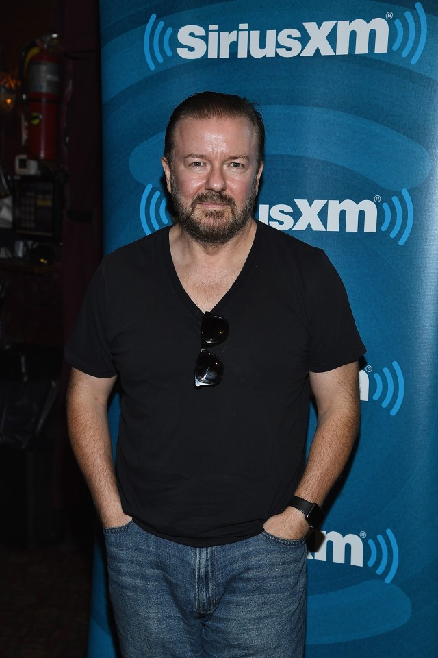 Ricky Gervais has vowed to 'go mental' if people break Covid rules on set