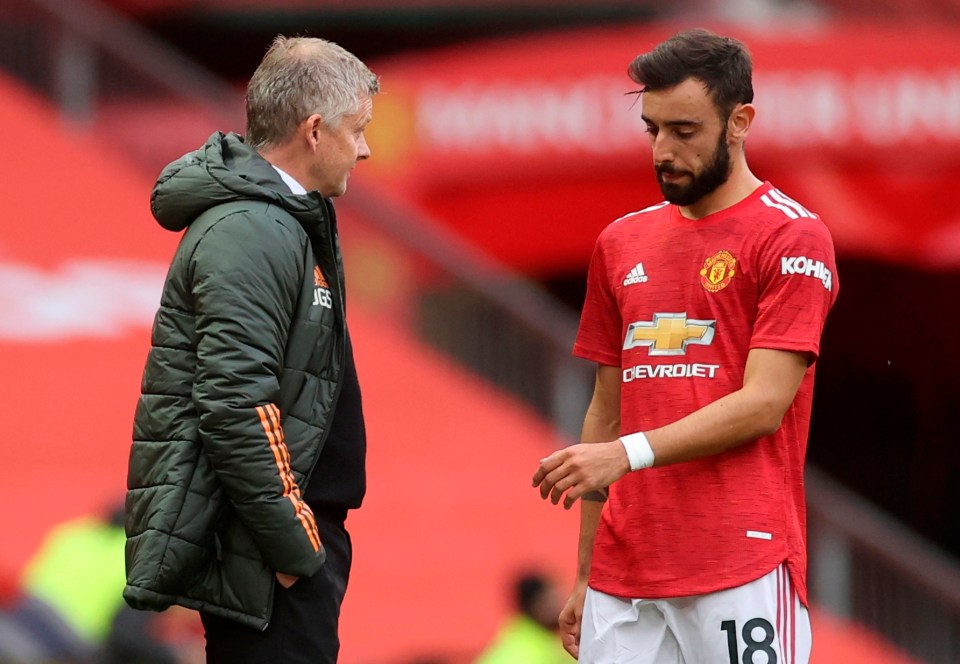 Solskjaer could block Fernandes from heading off on international duty later this month