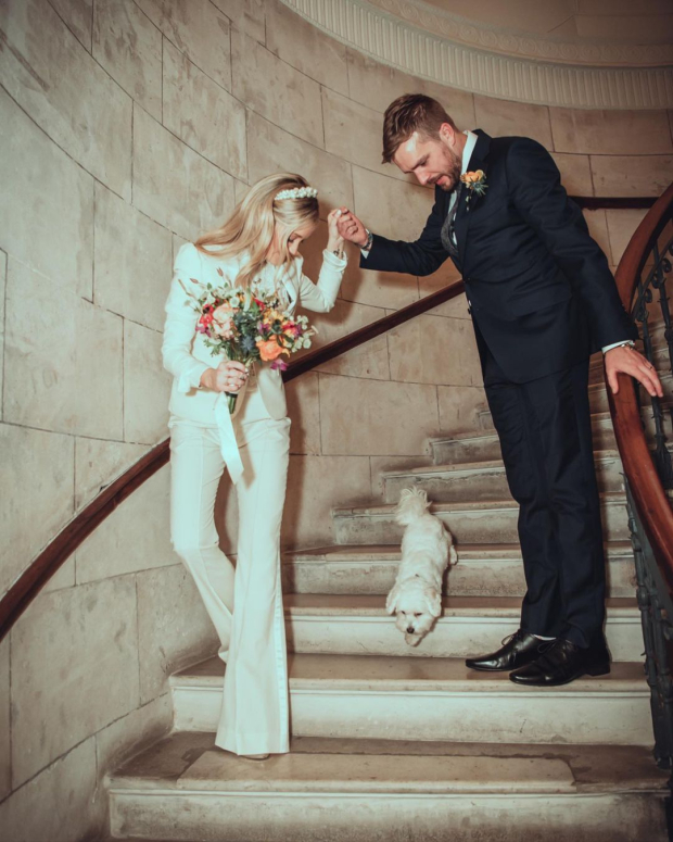 Laura and Iain got married in Dublin