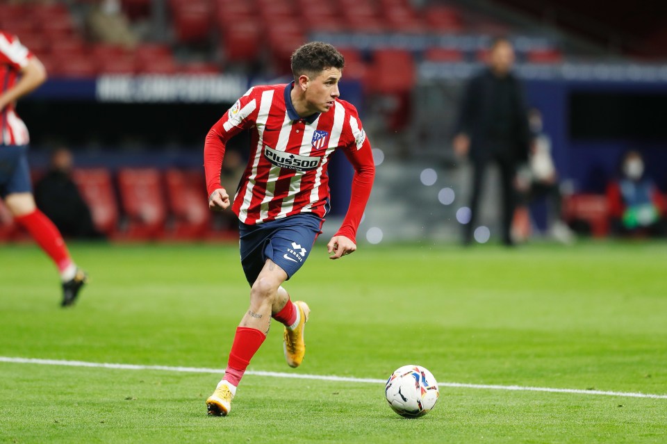 Gimenez has become a key figure this season for Atletico Madrid