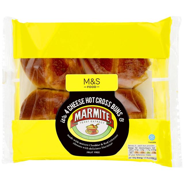 M&S's Marmite buns have the least sugar but the most salt