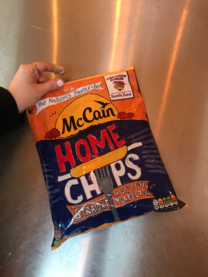 McCain's oven chips took a while to cook