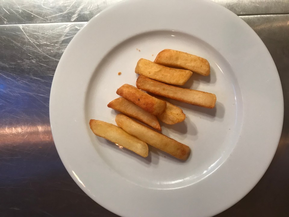 They reminded us of chips you'd get down at the pub