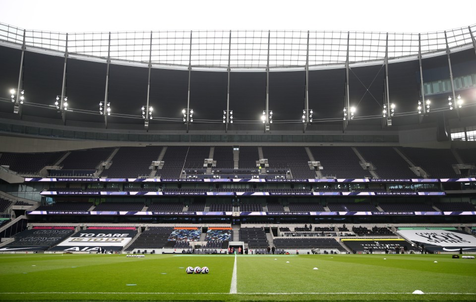 London’s Tottenham Hotspur Stadium could be under consideration