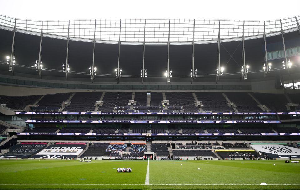 London's Tottenham Hotspur Stadium could be under consideration