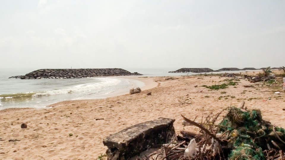 Siriporn found the whale vomit while walking along the beach in the province of Nakhon Si Thammarat