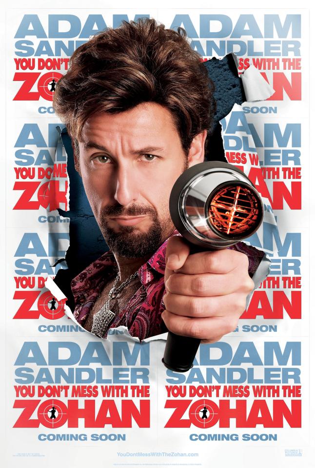 Zlatan was compared to Adam Sandler's character in You Don't Mess With The Zohan