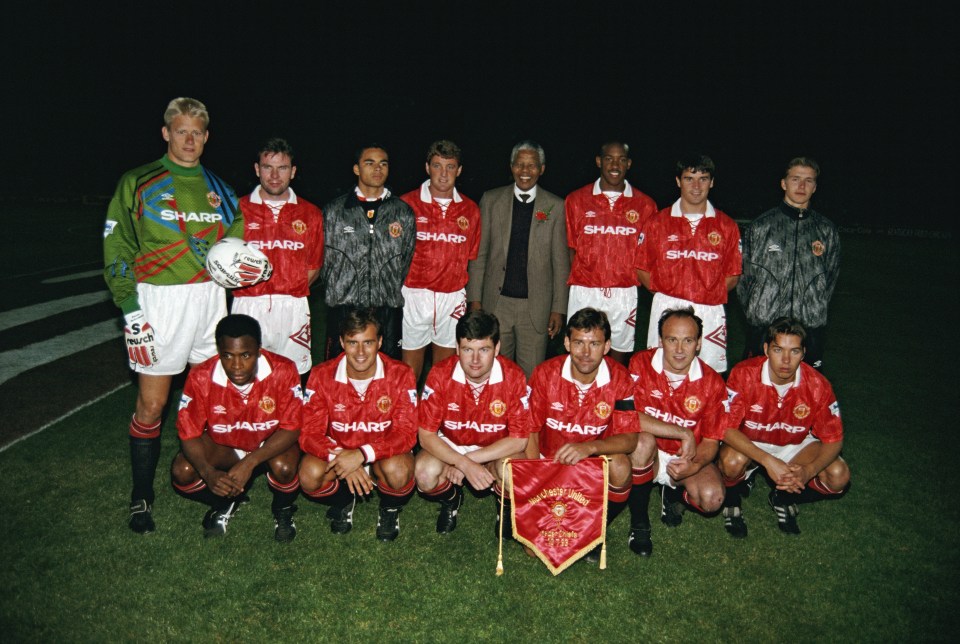 Roy Keane and Dion Dublin were briefly team-mates at United in the early 90s